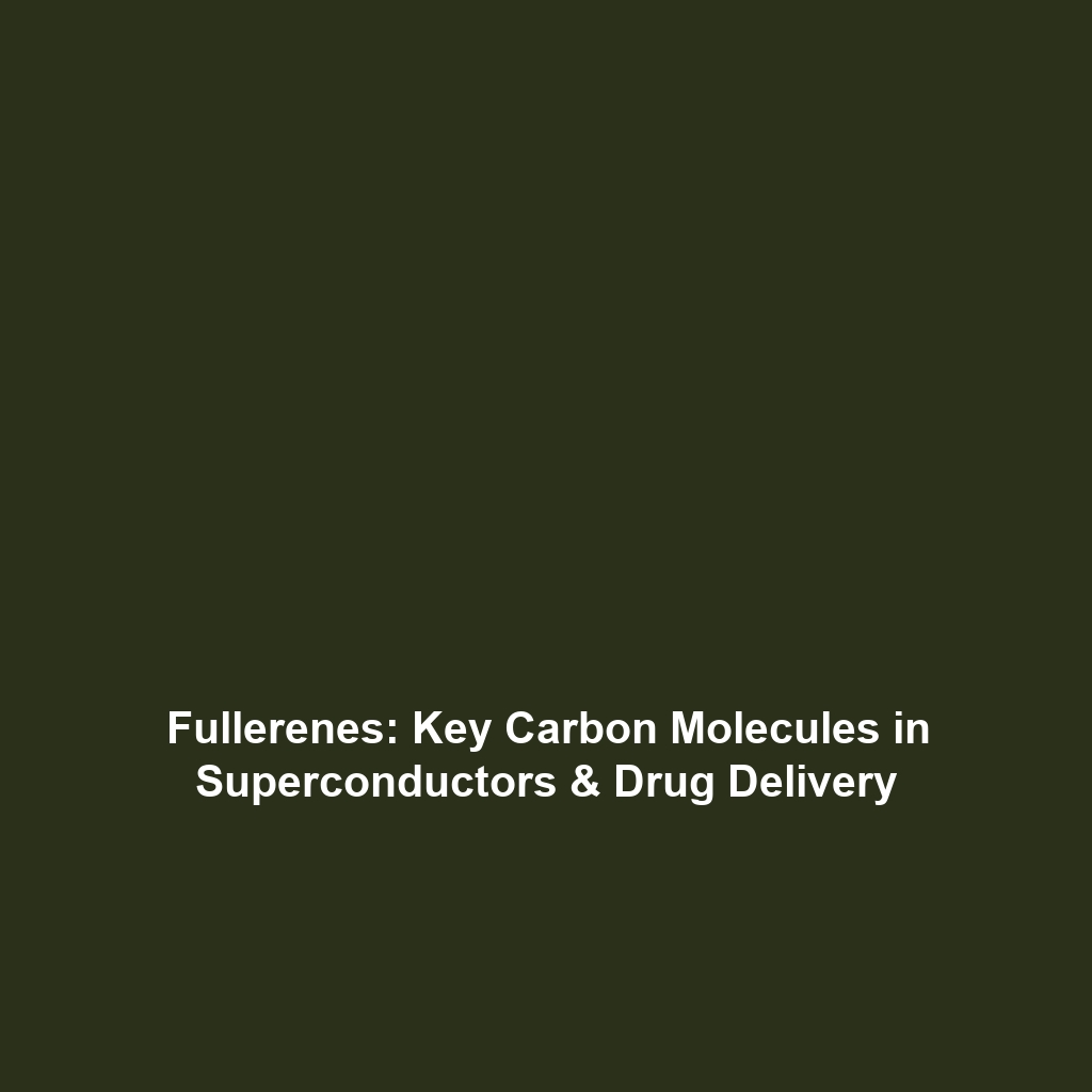 Fullerenes: Key Carbon Molecules in Superconductors & Drug Delivery