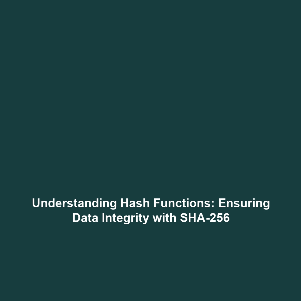 Understanding Hash Functions in Cryptography: Unique Output Explained