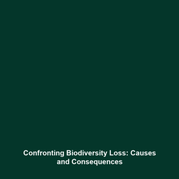 Confronting Biodiversity Loss: Causes and Consequences