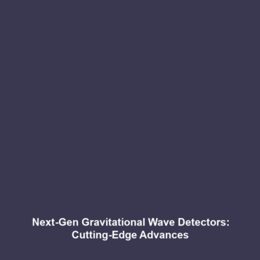 Next-Gen Gravitational Wave Detectors: Cutting-Edge Advances