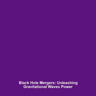 Black Hole Mergers: Unleashing Gravitational Waves Power