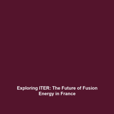 Exploring ITER: The Future of Fusion Energy in France