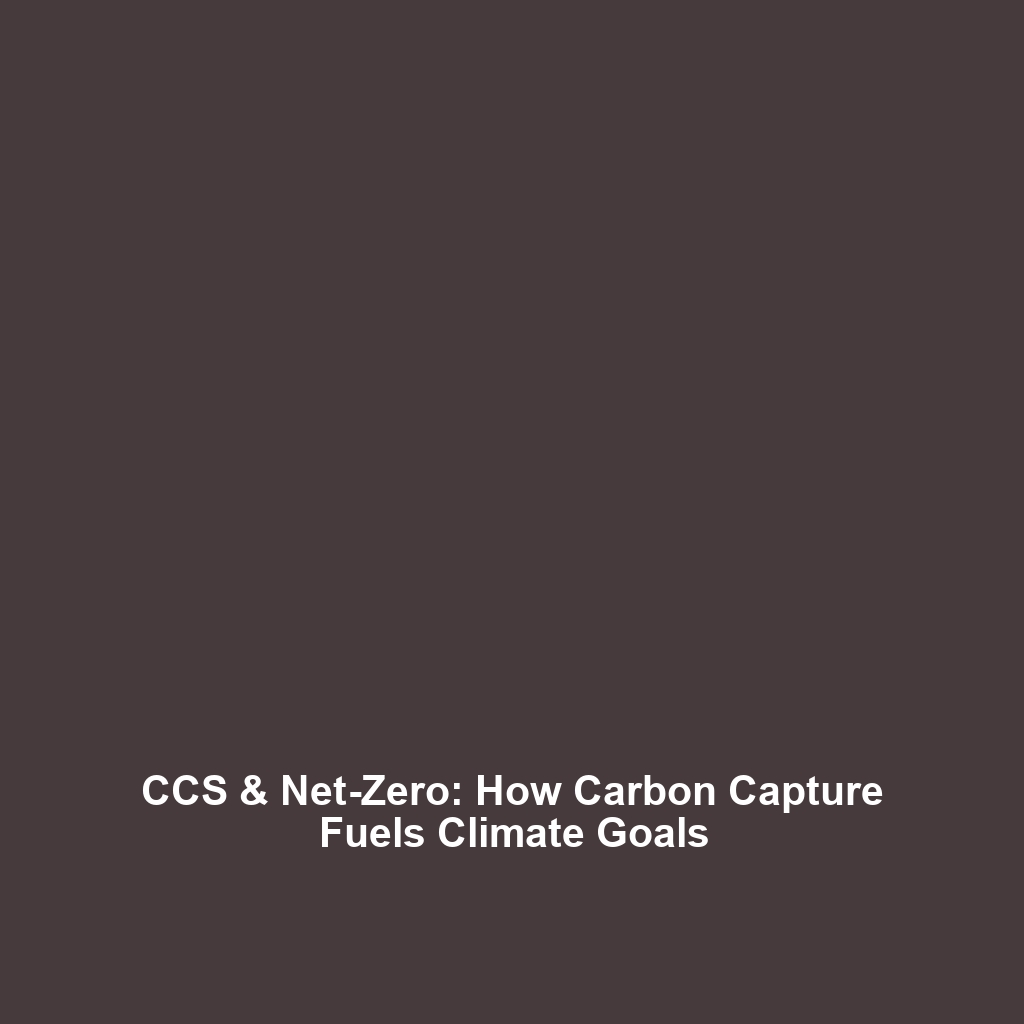 Successful Public Engagement Case Studies in Carbon Capture & Storage