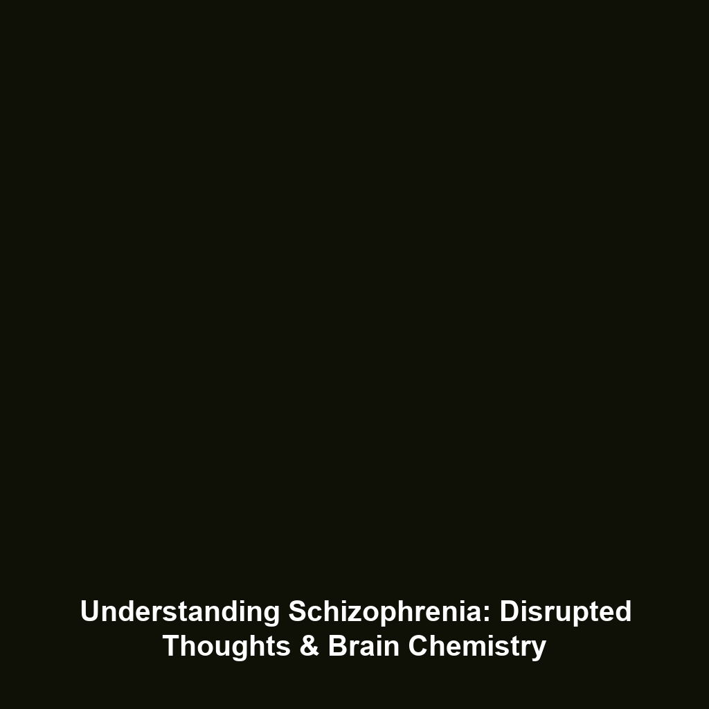 Understanding Schizophrenia: Disrupted Thoughts & Brain Chemistry