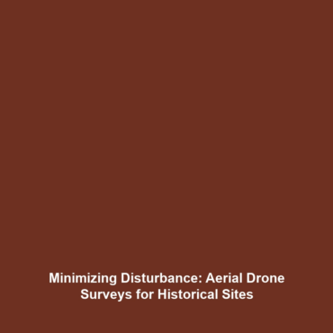 Minimizing Disturbance: Aerial Drone Surveys for Historical Sites