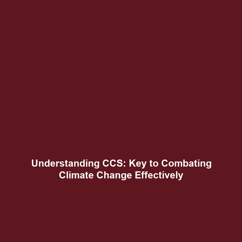 Understanding CCS: A Comprehensive Guide to Carbon Capture & Storage