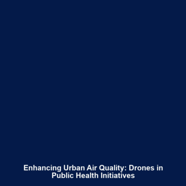 Enhancing Urban Air Quality: Drones in Public Health Initiatives