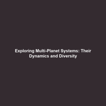 Exploring Multi-Planet Systems: Their Dynamics and Diversity