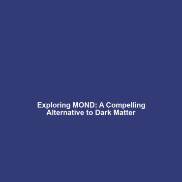 Exploring MOND: A Compelling Alternative to Dark Matter