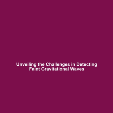 Unveiling the Challenges in Detecting Faint Gravitational Waves