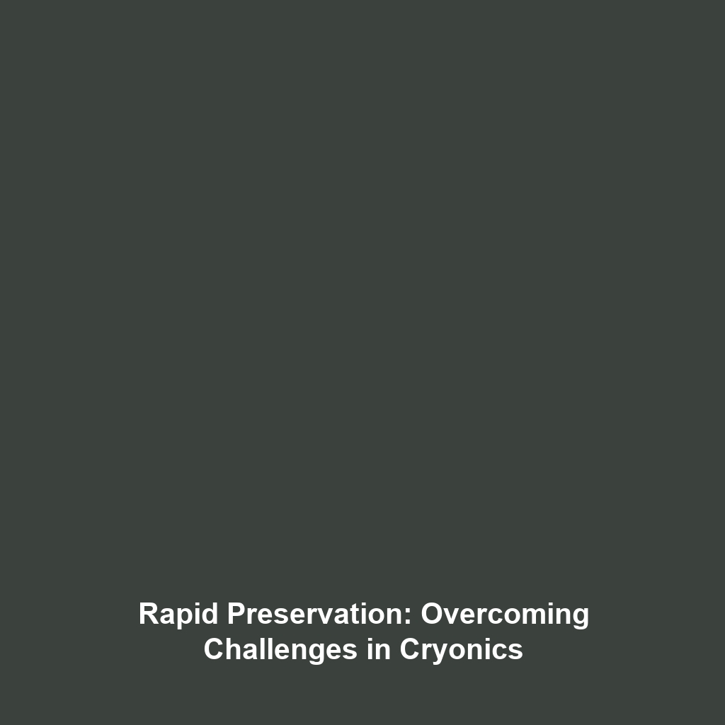 Reviving the Future: Cryonics, Medicine, and Timelines Ahead