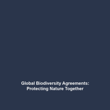 Global Biodiversity Agreements: Protecting Nature Together