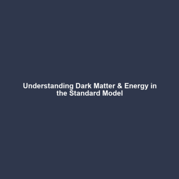 Understanding Dark Matter & Energy in the Standard Model